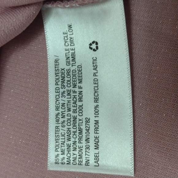 NWT Wild Fable Responsible Style Pink Sparkle Mini Dress - Size XL - Picture 7 of 7